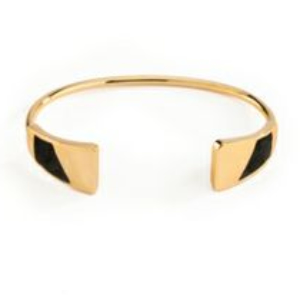 TRINA TURK Indio Bracelet Bangle in Brown/Gold